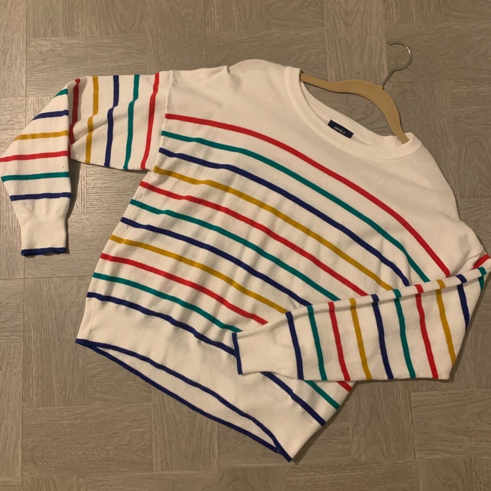 colorful striped shirt